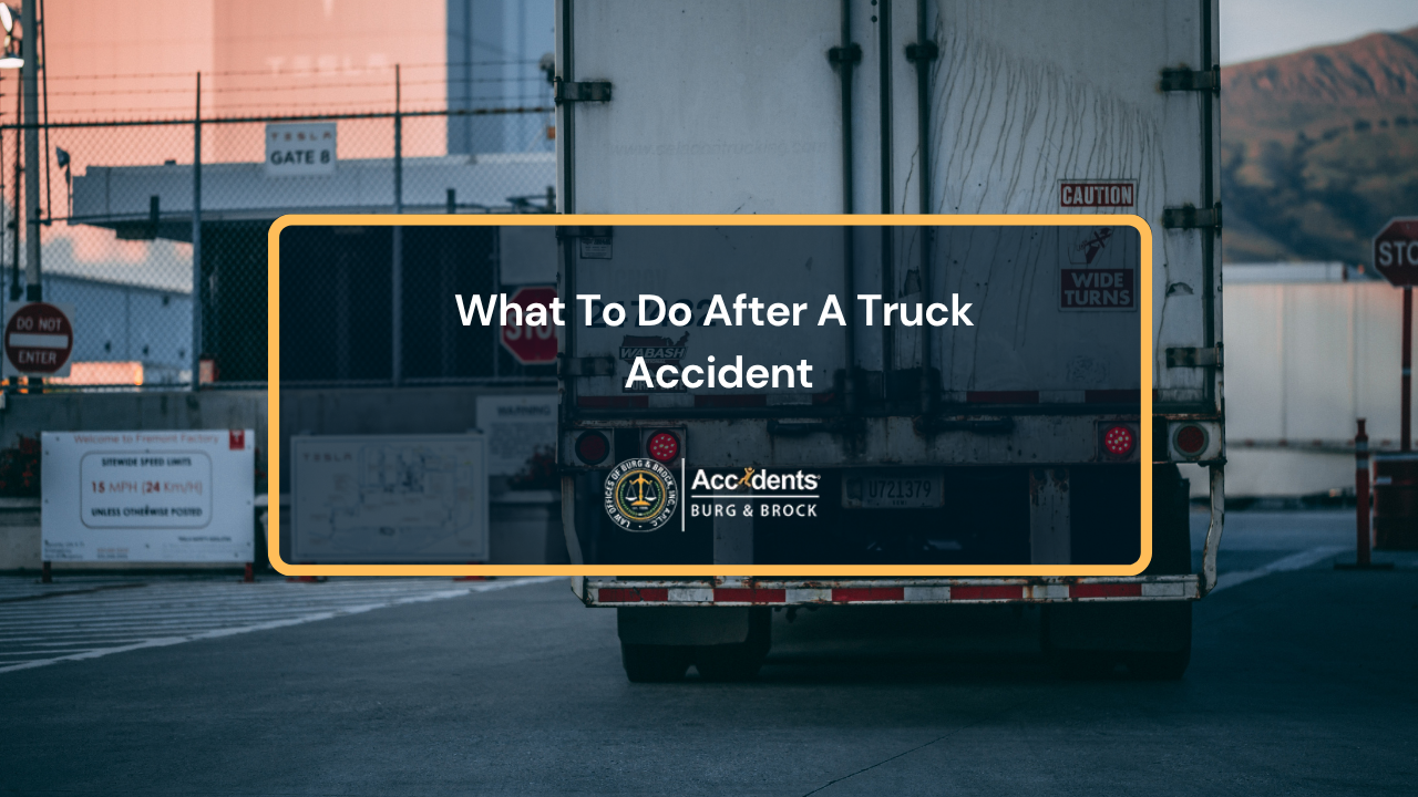 Commercial truck driving on a roadway representing truck accident claims and legal guidance