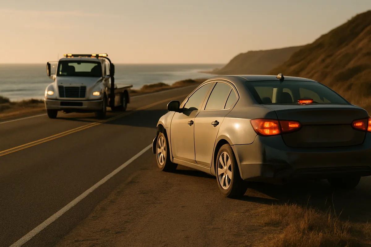 personal injury scene on a Venice road