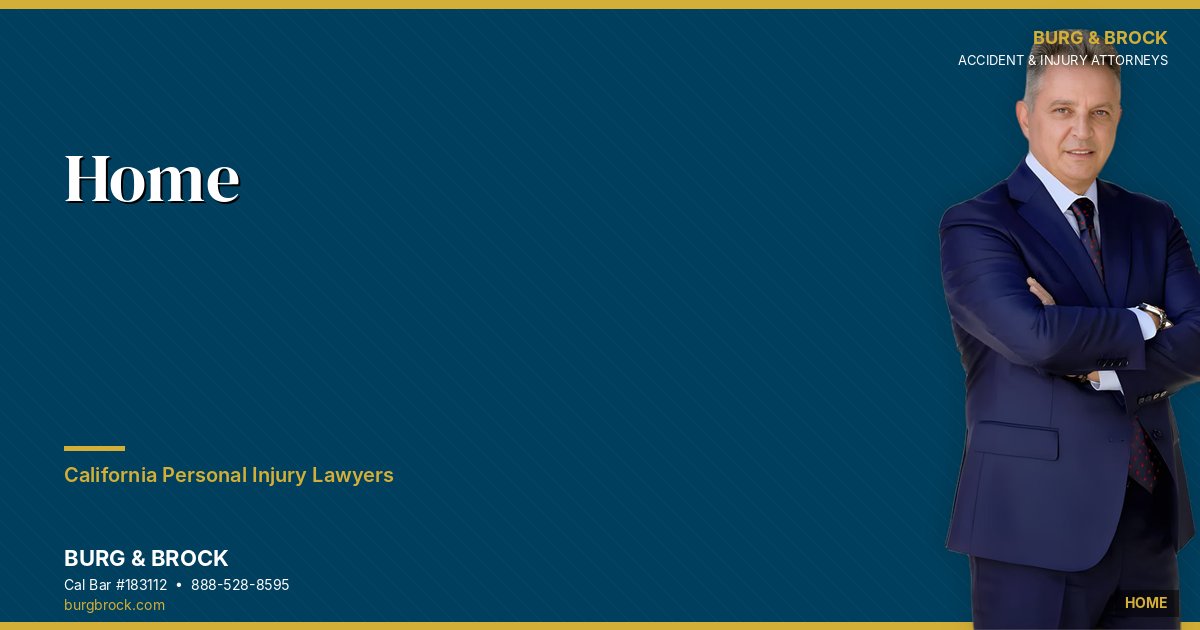 Personal Injury Lawyers in Los Angeles | Burg & Brock